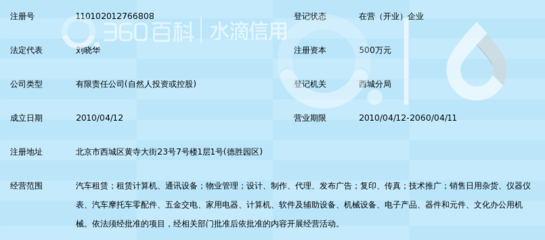 北京新天地汽车租赁